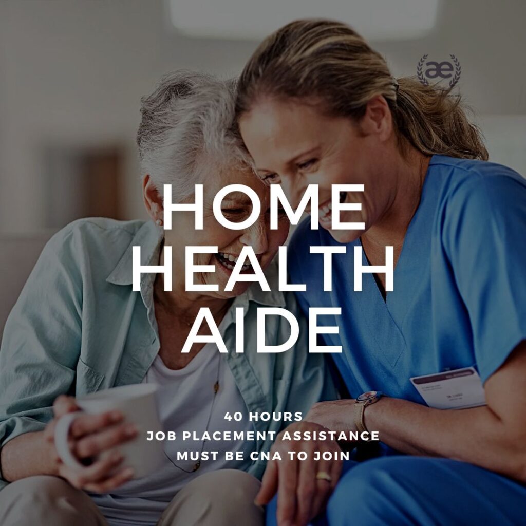 Home Health Aide Classes Carson CA — A&E Career Institute